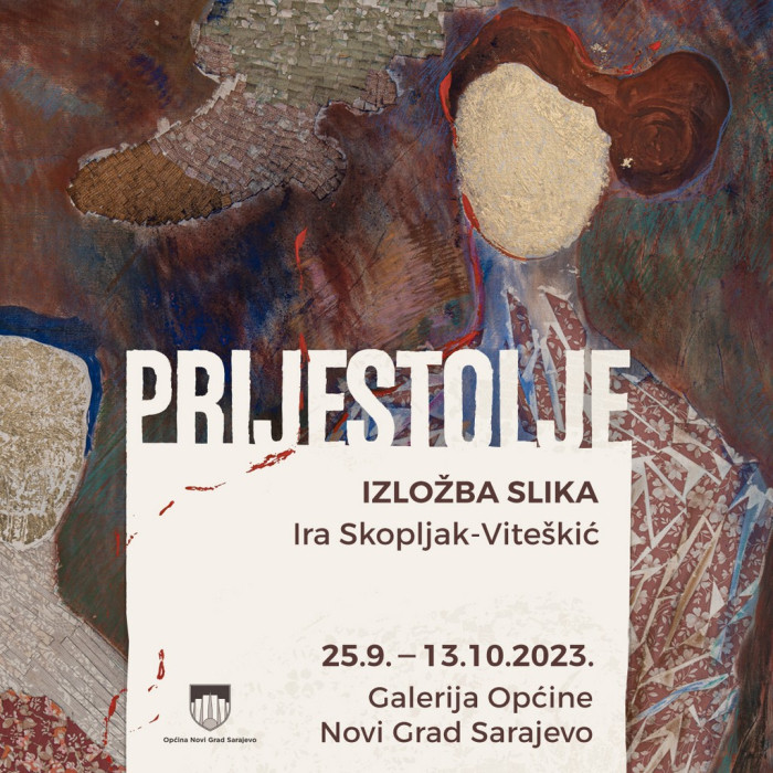 Izložba "Prijestolje" Ire Skopljak-Viteškić u galeriji Novi grad Sarajevo