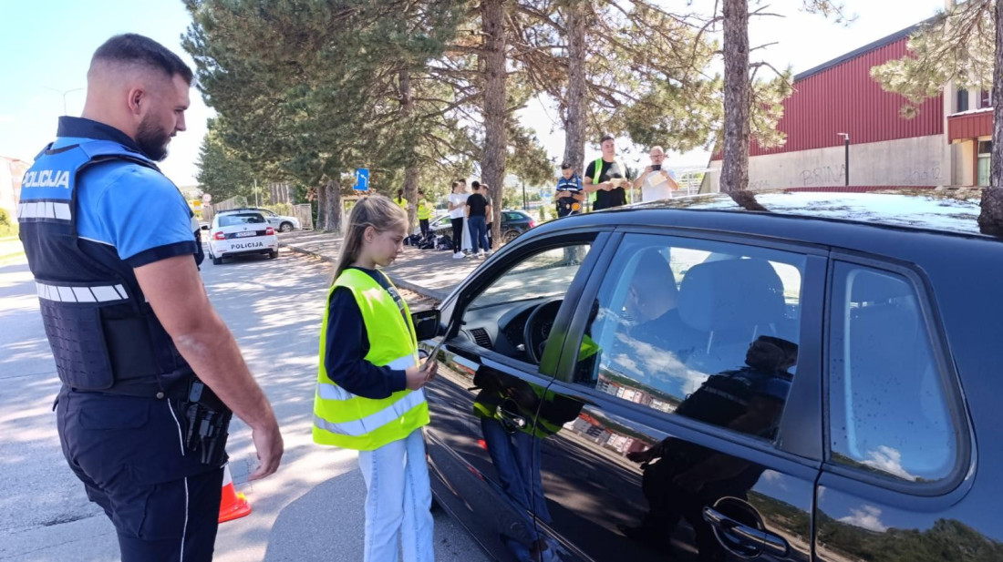 Akcija u Livnu: 'Počela je školska godina - zaštitimo djecu u saobraćaju'