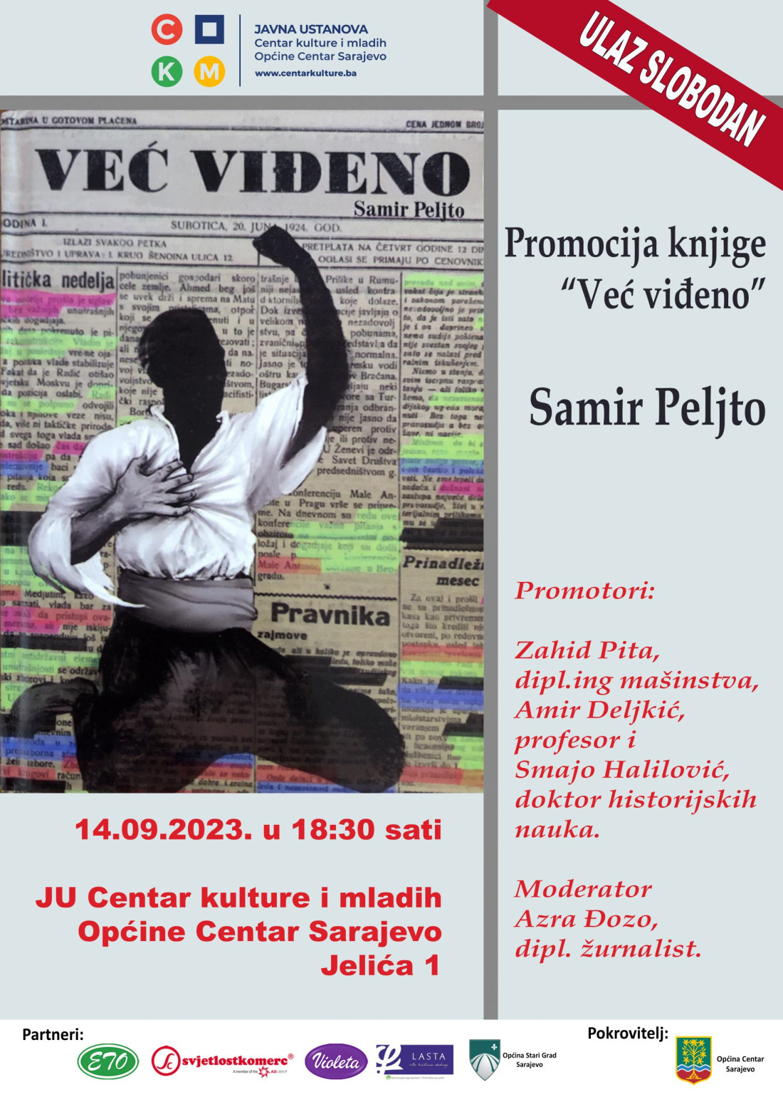 Promocija knjige Samira Peljte “Već viđeno“.