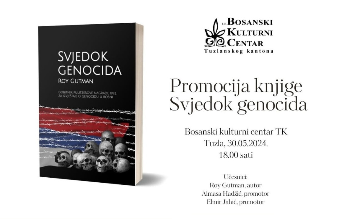 Uskoro u Tuzli promocija knjige Roya Gutmana "Svjedok genocida"
