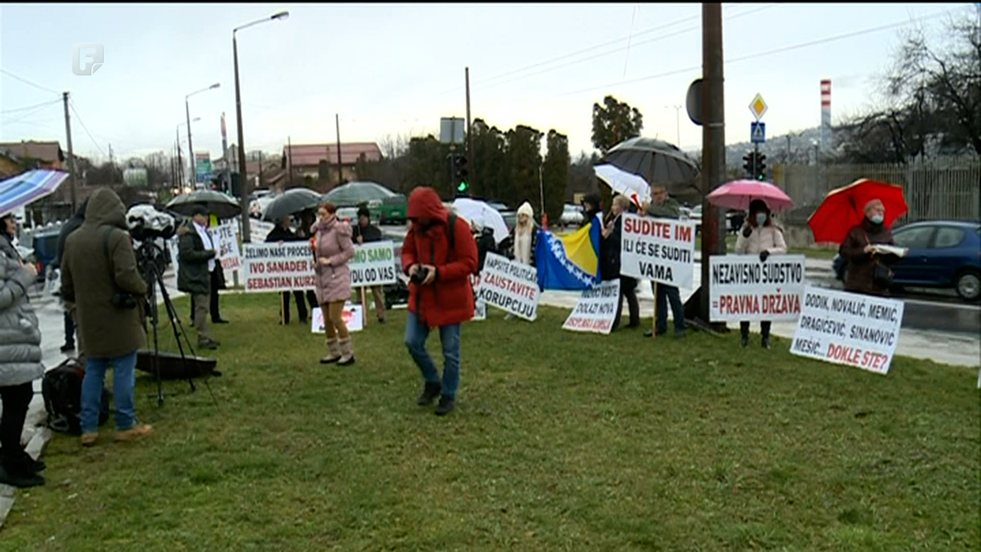 ReSTARTov protest pred Tužilaštvom i Sudom BiH zbog neprocesuiranja korupcije
