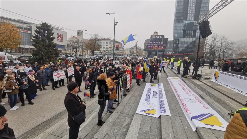 Protestni skup „Ne damo državu“ održan u Sarajevu