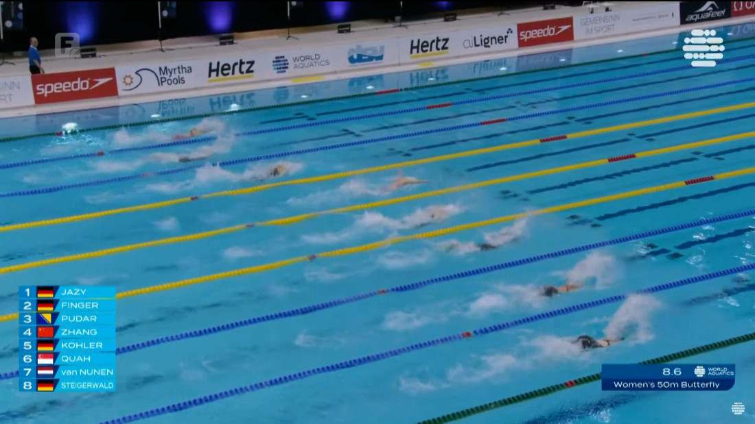 Nakon bronze na 200, Lana Pudar bez finala utrke na 50 metara delfin u Berlinu