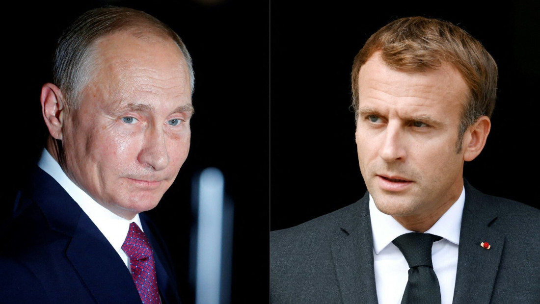 Kremlj: Putin i Macron imali 'vrlo sadržajan' telefonski razgovor, trajao duže od dva sata