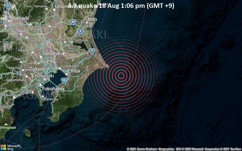 Jak zemljotres pogodio Japan