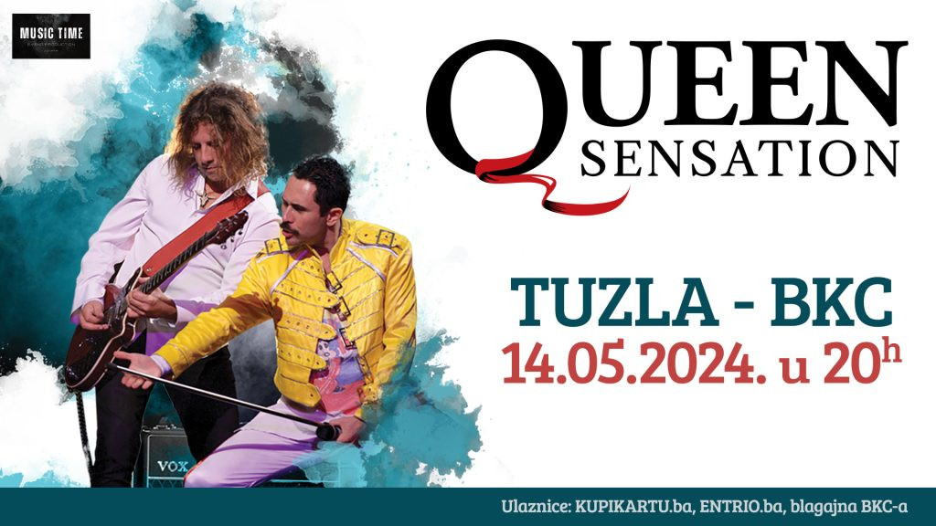 Queen Sensation bend 14. maja u BKC TK