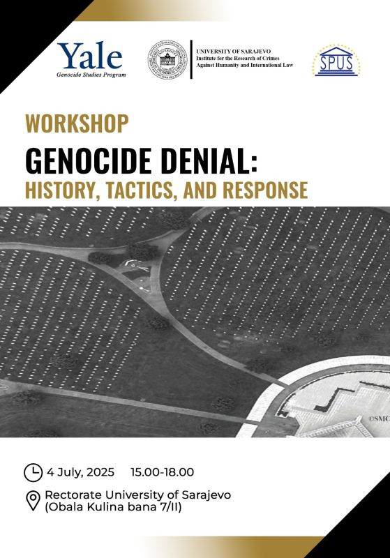 UNSA: Radionica „Negiranje genocida: historija, taktike i odgovori"