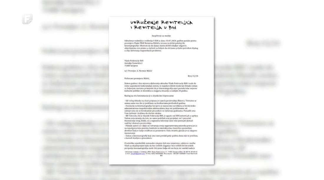 Bh. film na izdisaju: Proizvodnja stala, novca nema, pomoć obećana - reditelji kritikovali vlast