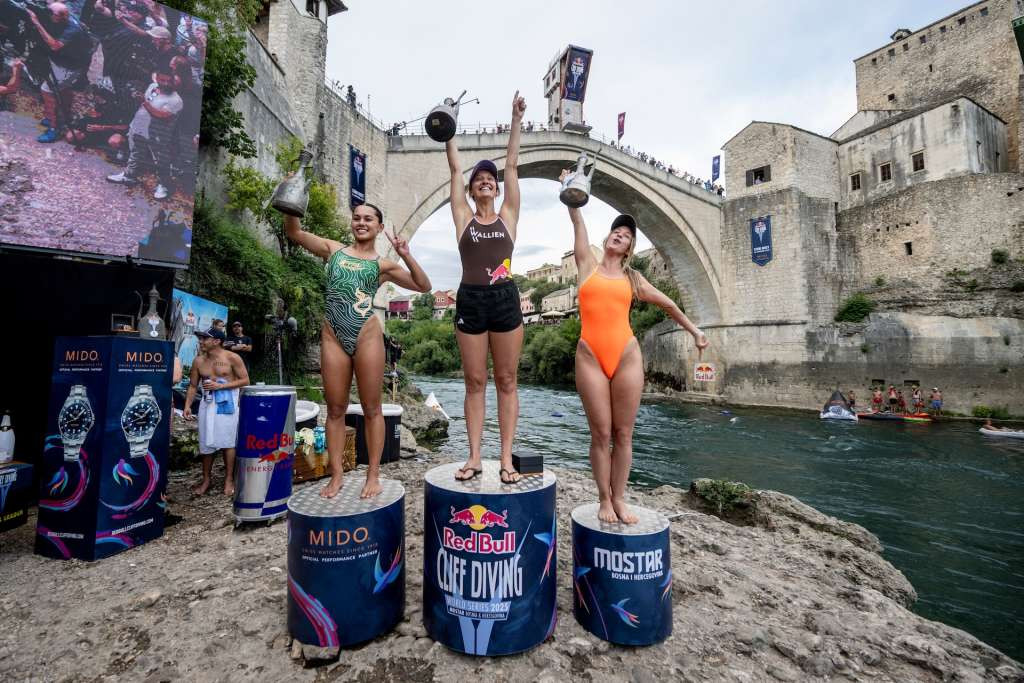 Red Bull Cliff Diving u Mostaru: Iffland pobijedila i osigurala devetu titulu, slavio i Popovici