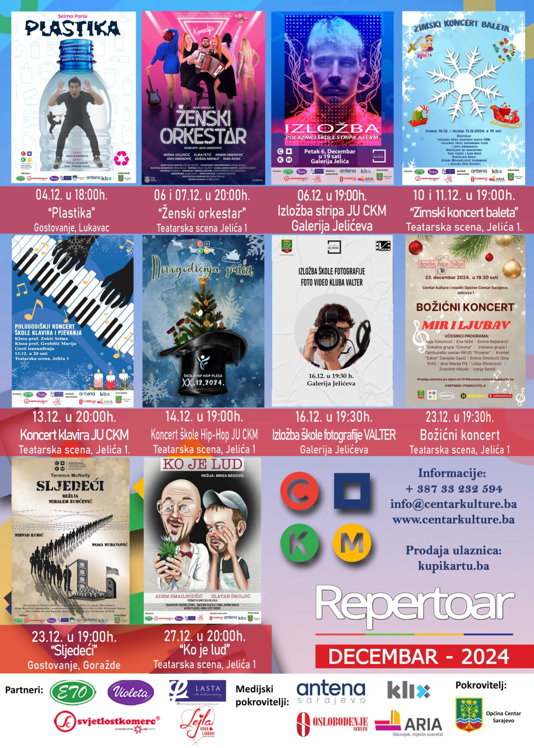 Decembarski program sarajevskog CKM-a