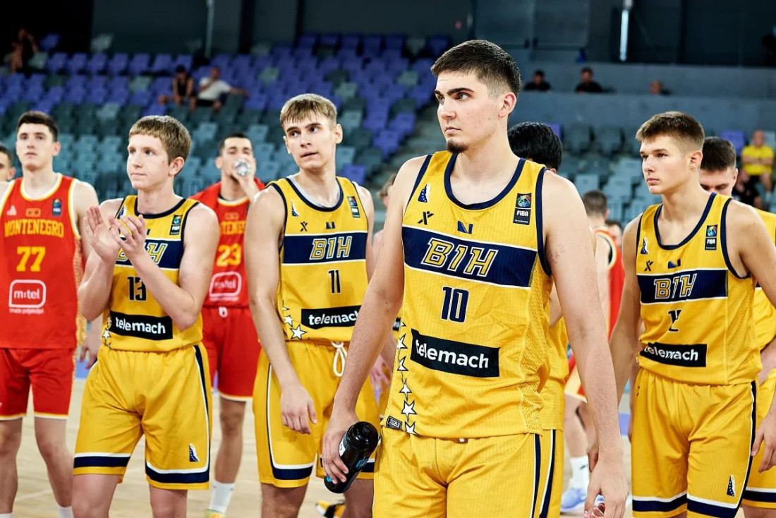 Bh. juniori poraženi od Crne Gore, u nedjelju protiv Poljske za 7. mjesto