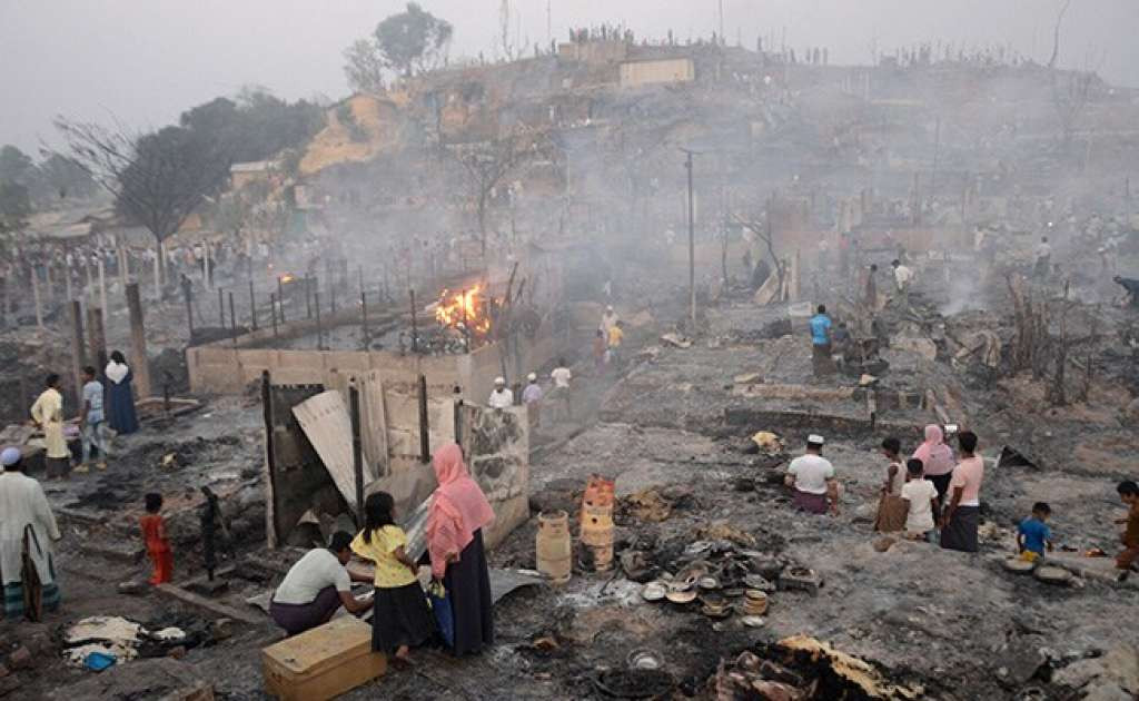 UN - Bangladeš istražuje požar u logoru s Rohinja izbjeglicama