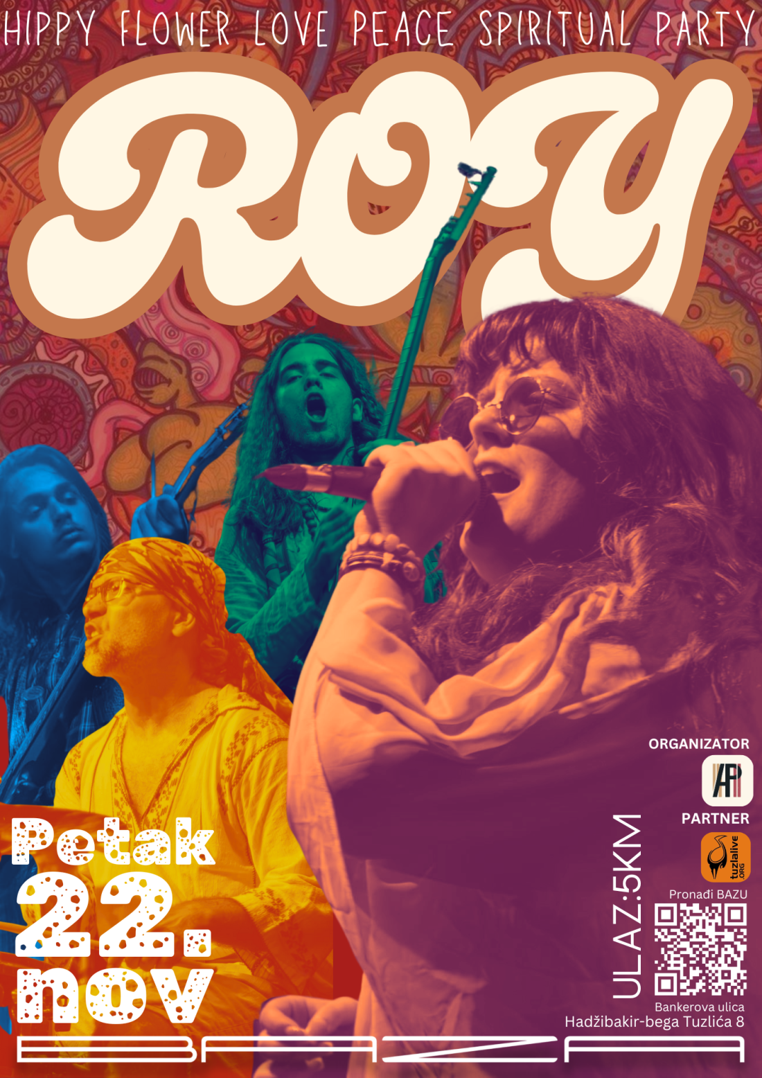 U tuzlanskom klubu "Baza" večeras koncert grupe "RoY"