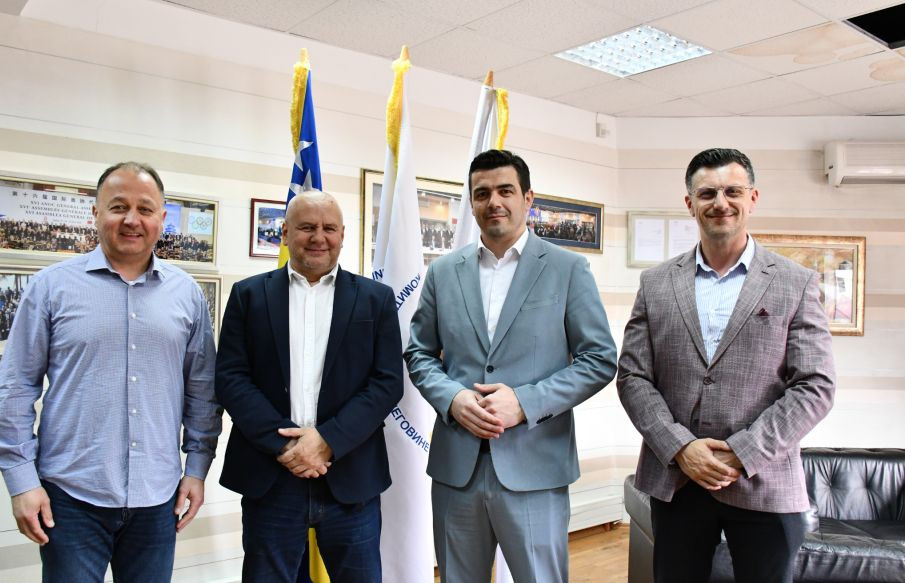 Predstavnici Rukometnog saveza Bosne i Hercegovine u službenoj posjeti OK BiH
