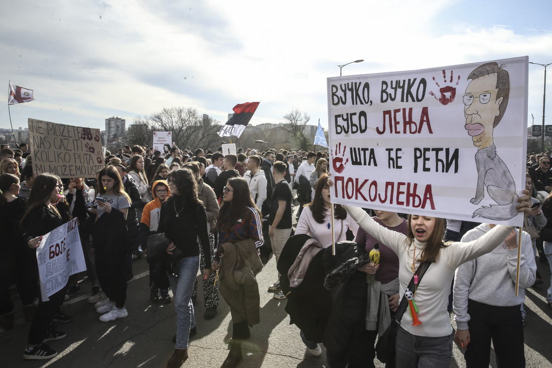Studenti na cjelodnevnoj blokadi, Vučić najavio obraćanje
