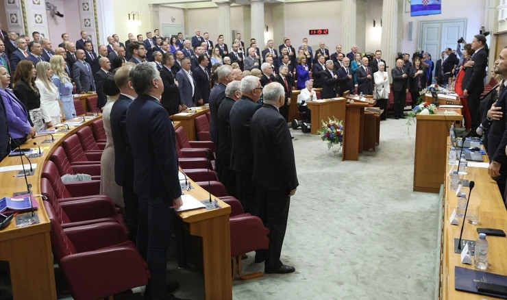 Konstituisan Hrvatski sabor, Jandroković ponovo predsjednik