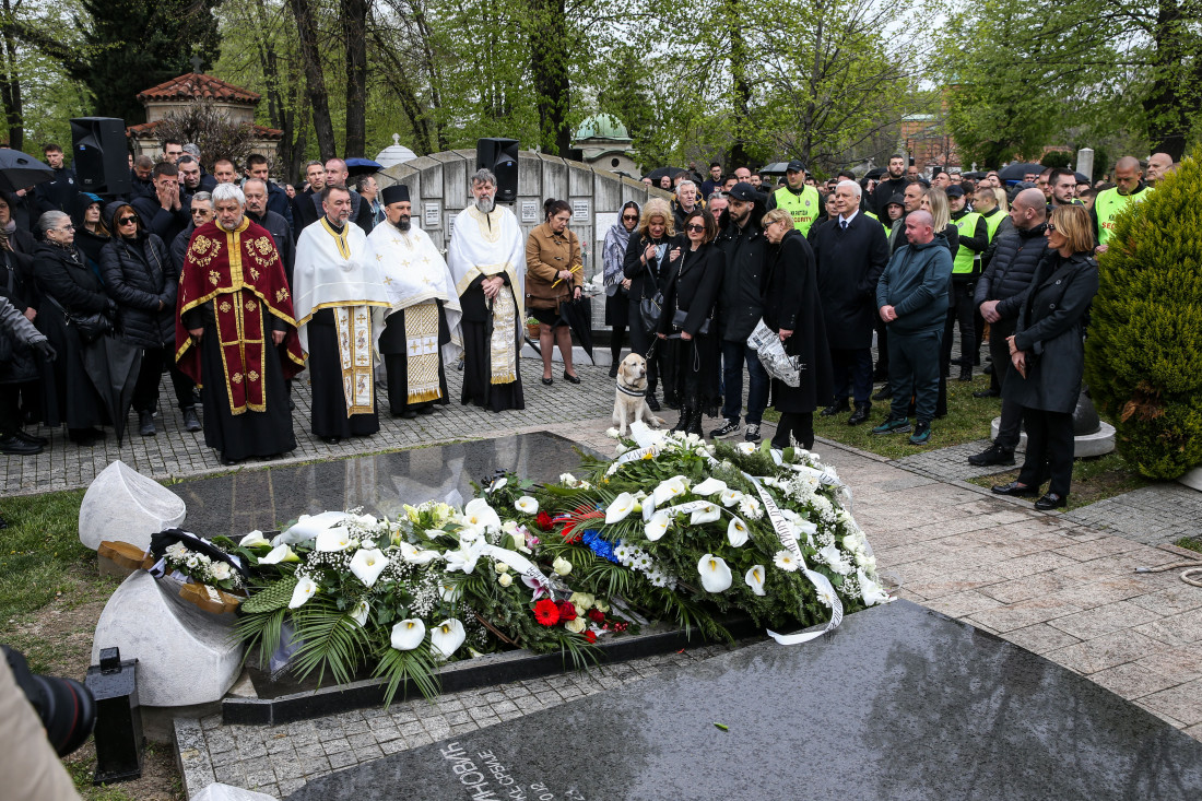Duško Vujošević sahranjen u Aleji zaslužnih građana