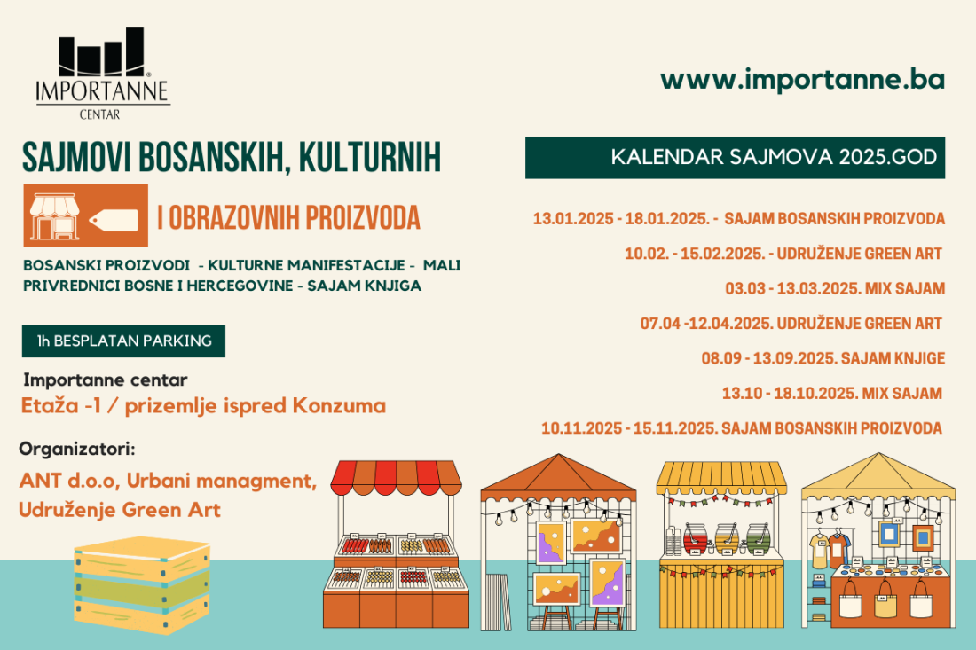 Šoping novosti Importanne centra!