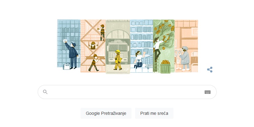 Google vinjetom podsjeća da je danas Međunarodni praznik rada