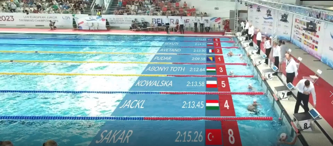 Pudar izborila finale na 200 metara delfin