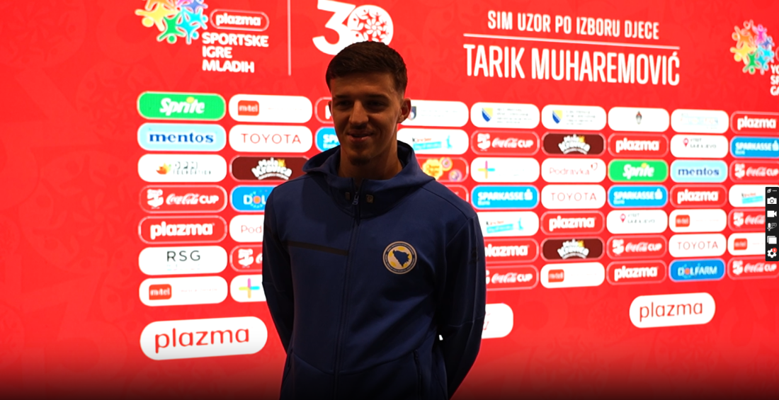 Djeca izabrala svog SIM uzora: Tarik Muharemović u društvu osnovnoškolaca