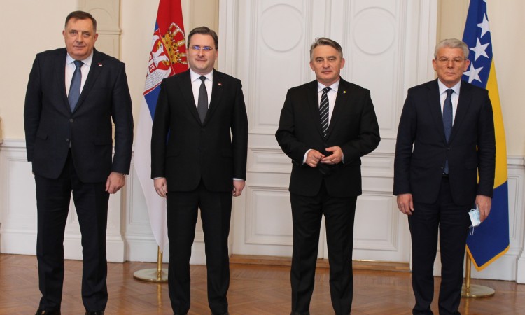Članovi Predsjedništva BiH sastali se sa Selakovićem