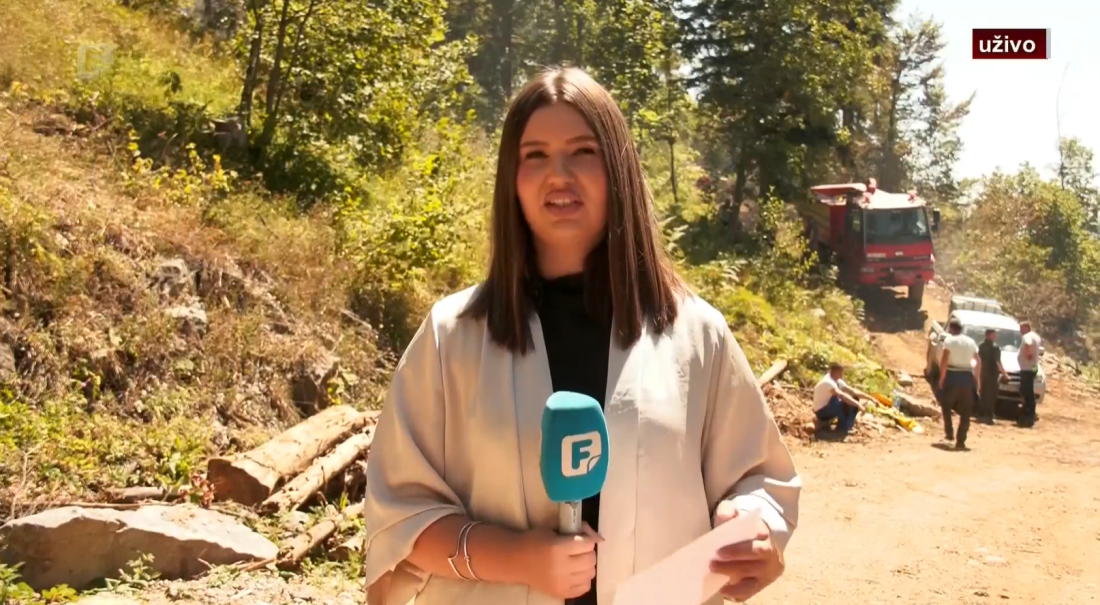 Vatra se širi prema vrhu Grmeča, stanovništvo zasad nije ugroženo
