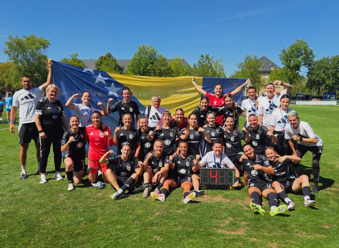 SFK 2000 Sarajevo slavio u Luksemburgu i izborio plasman u UEFA Women’s Europa Cup