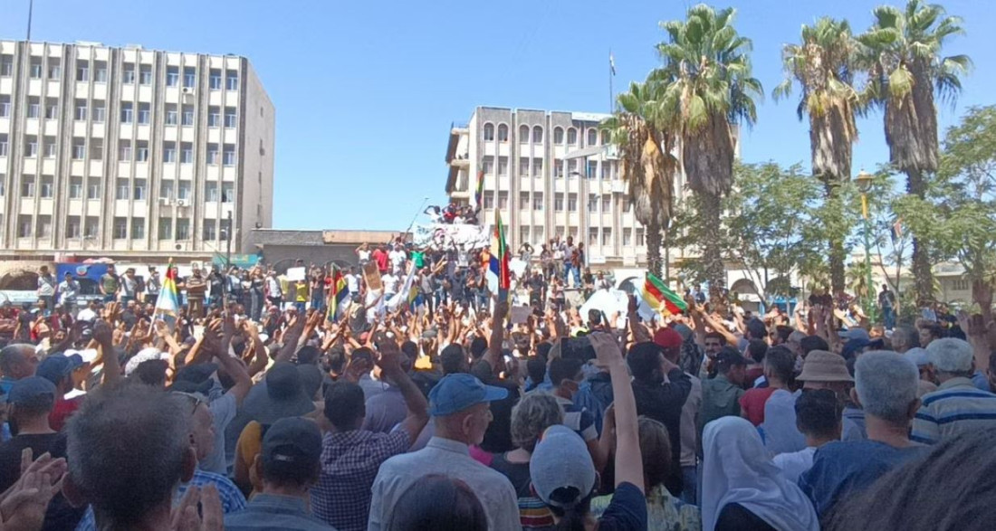 Rijetki protesti protiv Assadove vlade u Siriji