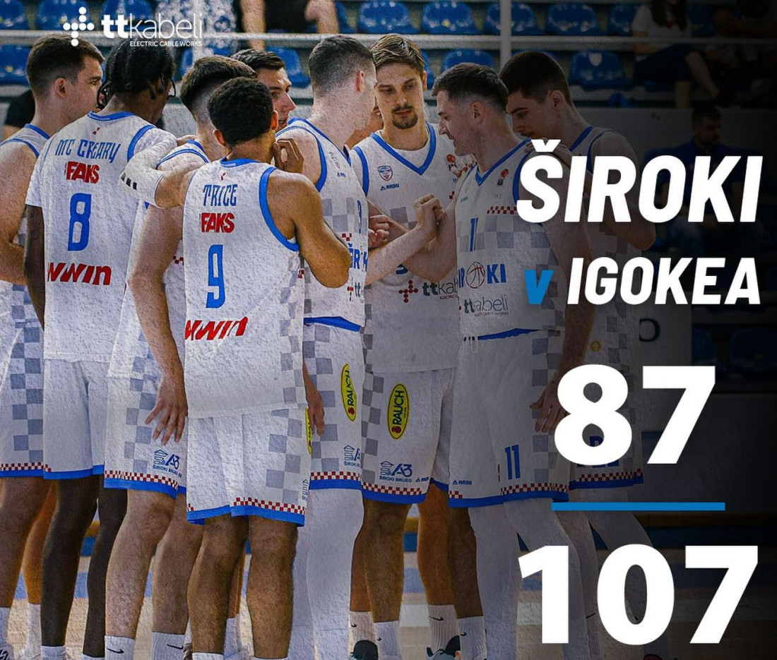 Igokea uvjerljiva protiv Širokog u prvom meču polufinala play-offa
