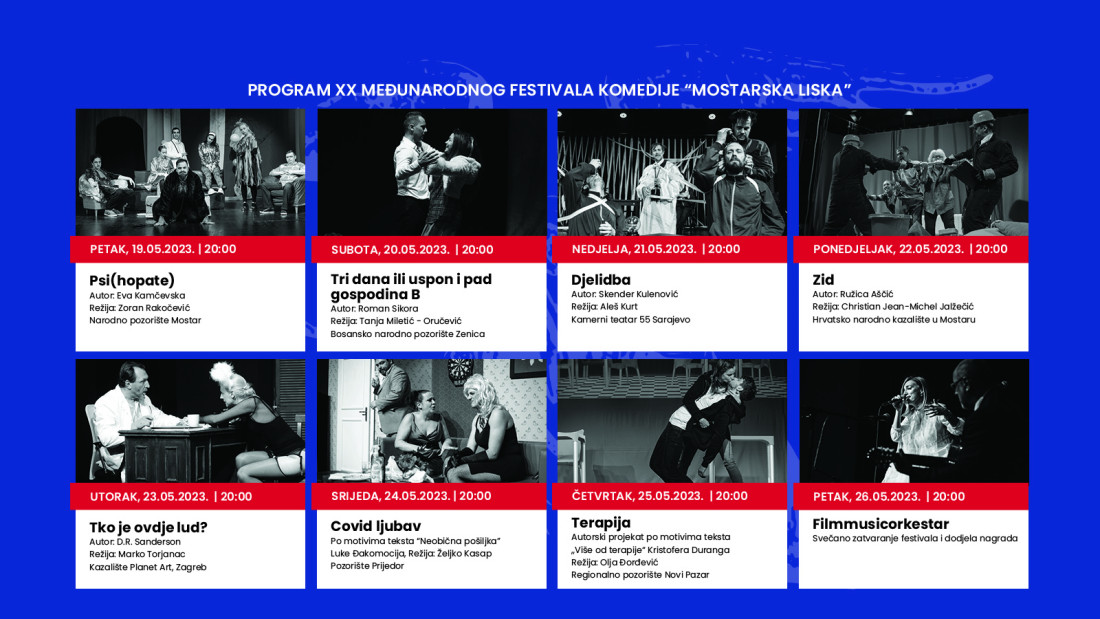 Večeras u Mostaru festival komedije „Mostarska liska“