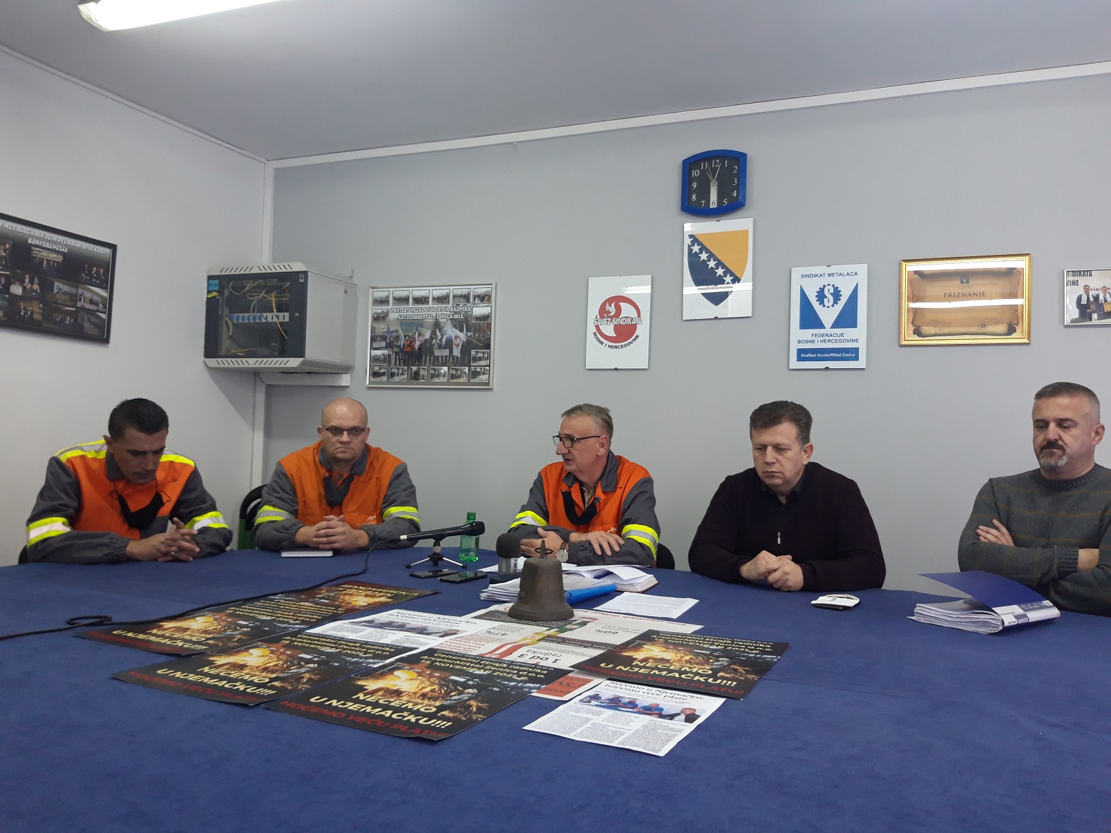 Radnici Arcelor Mittala ne odustaju od svojih zahtjeva - protesti 15. novembra