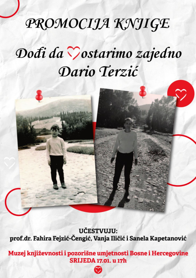 Sarajevska promocija knjige Darija Terzića "Dođi da ostarimo zajedno"