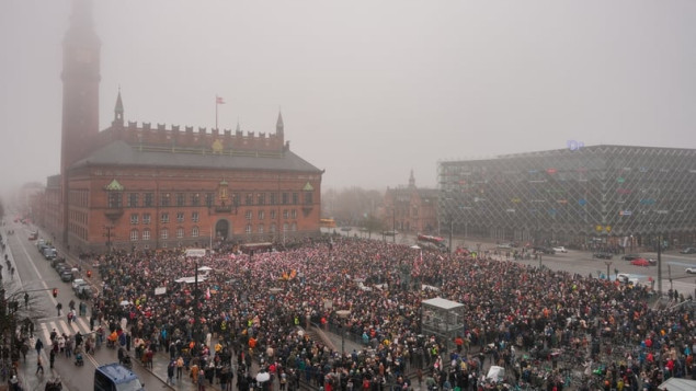 Protesti protiv Trumpovih planova za Grenland počeli u Kopenhagenu