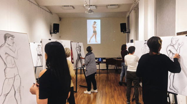 Izložba radova polaznika škole slikanja „Linije Tijela“