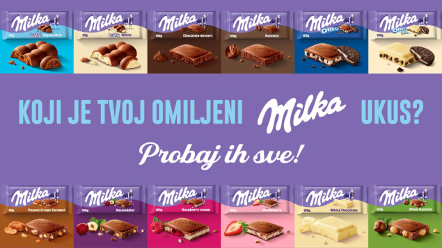 Milka pokreće veliku nagradnu igru: Omiljeni Milka ukus!
