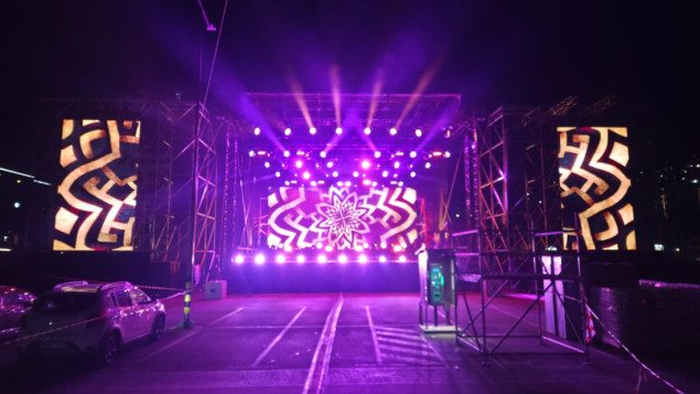 Za Javni doček Nove 2026. u Sarajevu postavljena najveća bina ikad