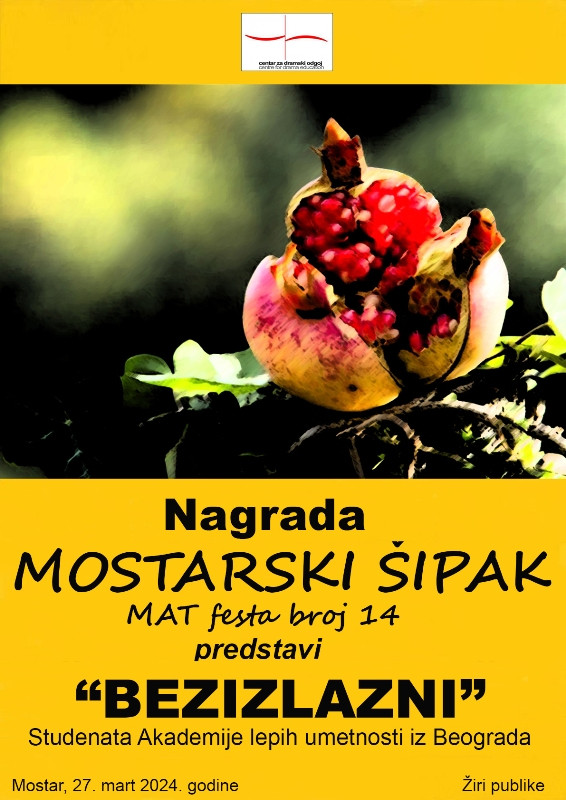 Mostarski teatar mladih: Nagrade 14. MAT festa
