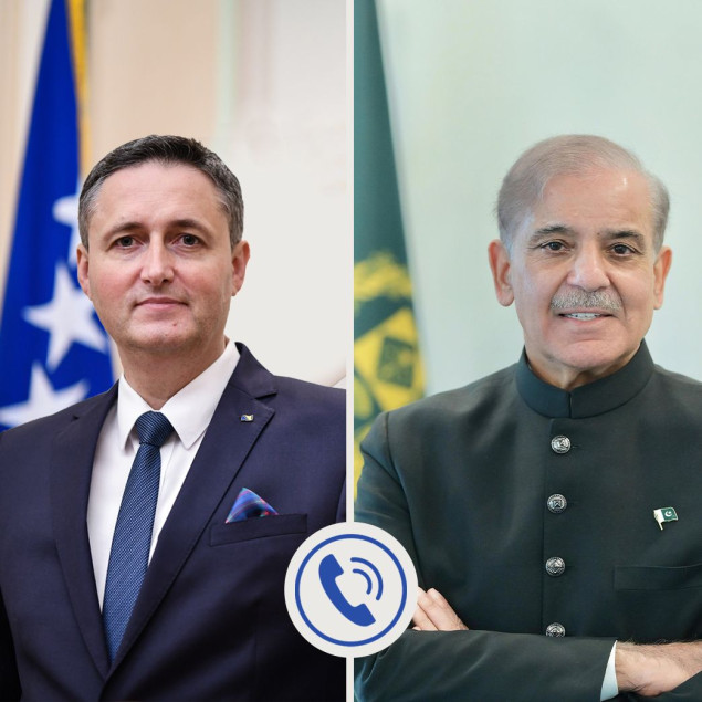 Bećirović razgovarao s premijerom Pakistana o jačanju odnosa i sigurnosnoj situaciji u BiH