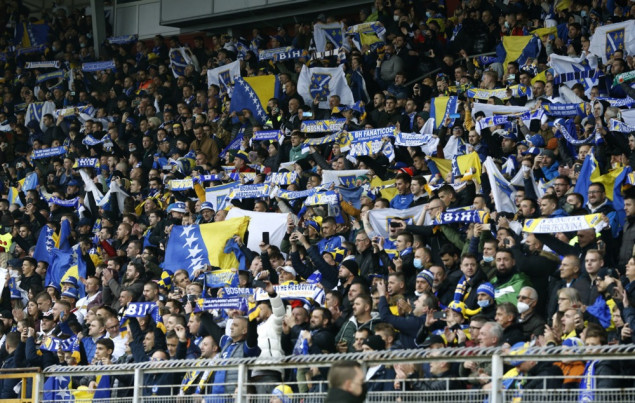UEFA kaznila N/FS BiH: Zabranjeno prisustvo navijača BiH u Njemačkoj