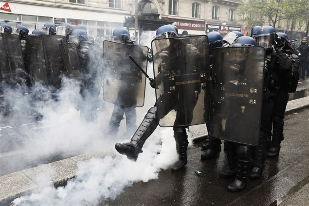Širom Francuske održani protesti povodom Međunarodnog praznika rada