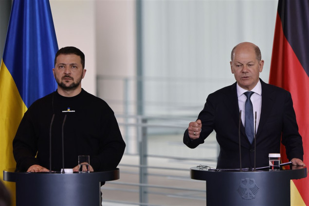 Zelenski u Berlinu: Kontraofanziva nema za cilj napad na rusku teritoriju
