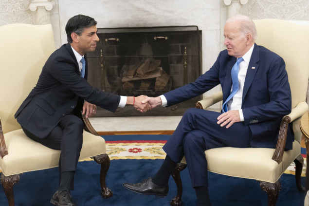 Biden i Sunak obećali da će se držati zajedno na pitanju Ukrajine