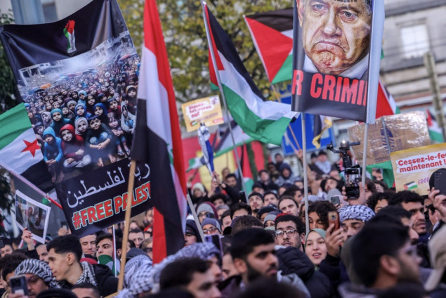 Preko 20.000 ljudi u Briselu na skupu podrške Palestincima
