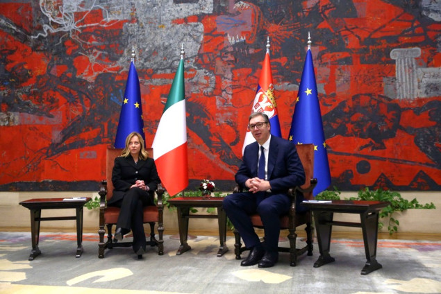 Meloni u Srbiji: Za nas je bitno da Zapadni Balkan uđe u evropsku porodicu