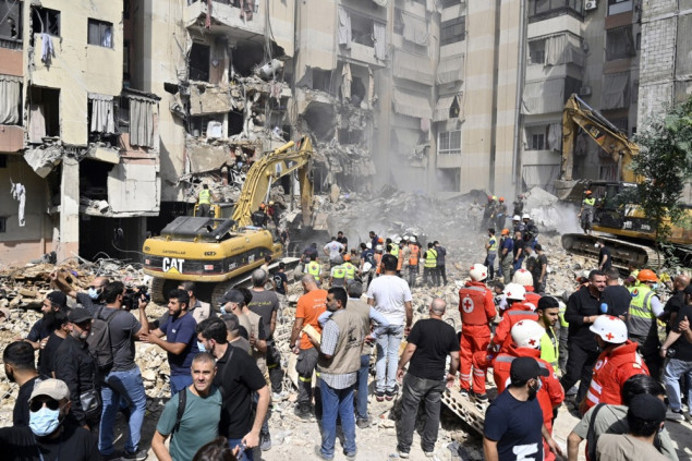 Broj poginulih u izraelskom napadu na Bejrut povećan na 45