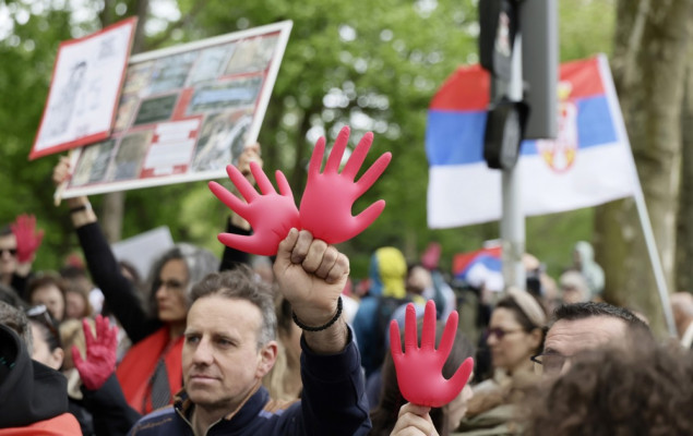 Srbija: Studenti najavili obustavu blokade RTS-a ako se raspiše natječaj za Vijeće REM-a