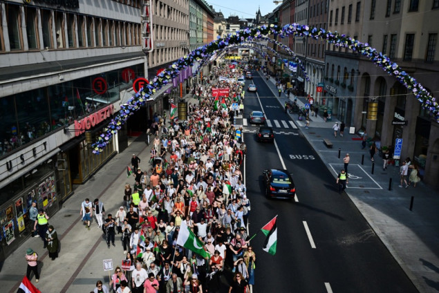 Propalestinski skup održan u Stockholmu