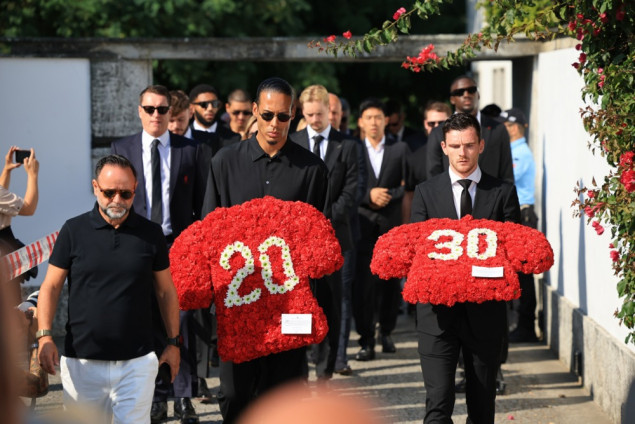 Fudbaleri iz cijelog svijeta na sahrani Dioga Jote