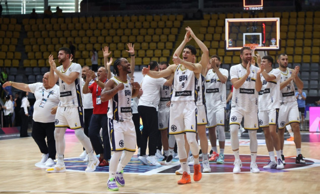 Ministarstvo kulture i sporta FBiH čestitalo bh. košarkaškoj reprezentaciji na historijskom uspjehu